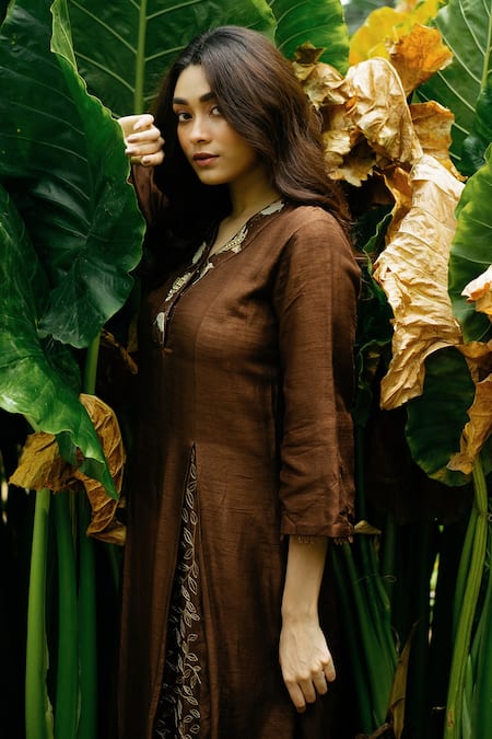 Label Shristi Chetani A-Line Kurta Set 