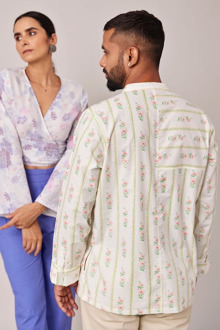 Pallavi Kandoi Foliage Pattern Shirt 