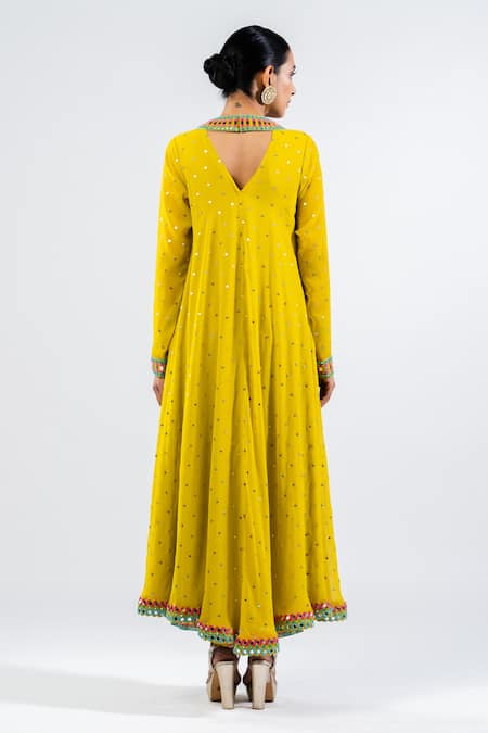 Vvani By Vani Vats High Low Hem Kurta Palazzo Set 