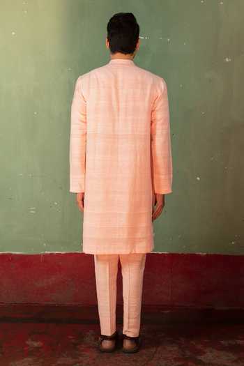 Artless Clouds And Roses Straight Kurta Set 
