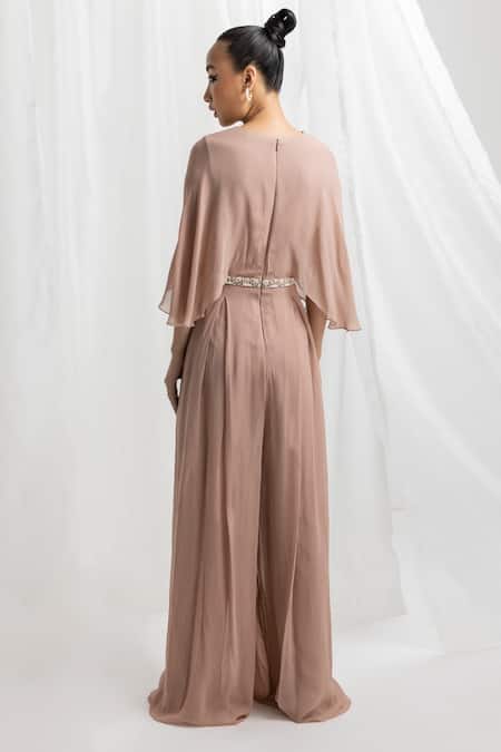 Seema Thukral Hand Embroidered Draped Jumpsuit 