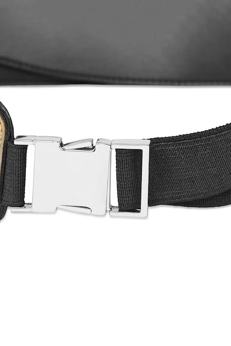 Shop_Trov_Gold Blaze Criss Cross Metallic Belt _at_Aza_Fashions