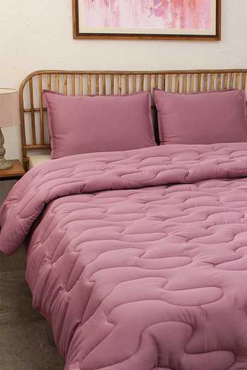 Shop House This Purple Cotton Plain Rhubarb Comforter at Aza Fashions Shop_House This_Purple Cotton Plain Rhubarb Comforter_at_Aza_Fashions