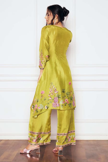 SAKSHI GIRRI A-Line Kurta & Palazzo Set 