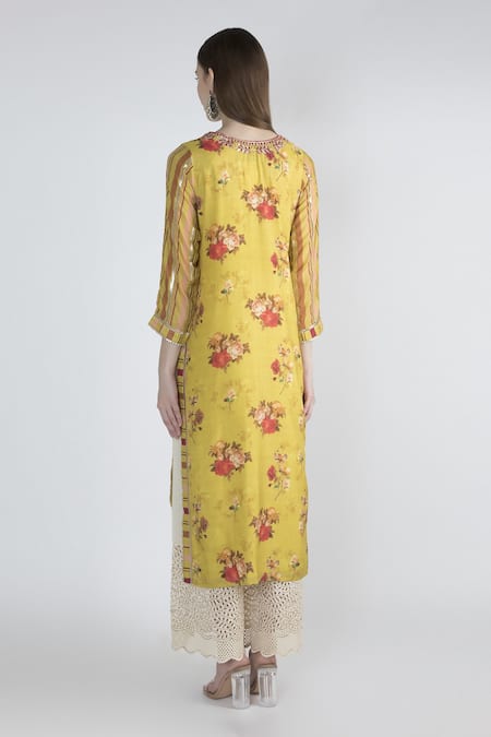 Gopi Vaid Jaipur Flower Print Tunic 