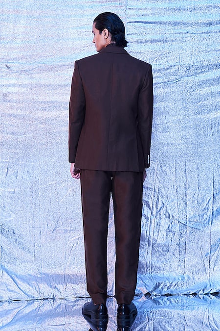 Shop_Line Out Line_Multi Color Cotton Cut And Sew Panelled & Blazer With Pant_at_Aza_Fashions