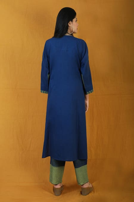 Banana Labs Flabber Twister Striped Kurta Pant Set