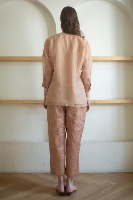 Oja Embroidered Shirt & Pant Set 