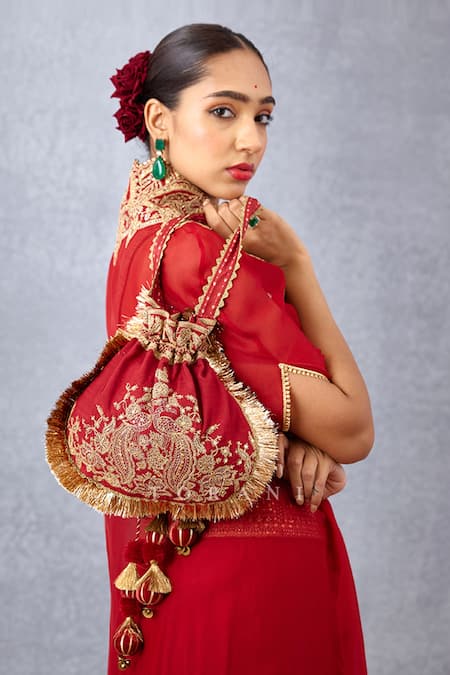Torani Nilofer Embroidered Potli 