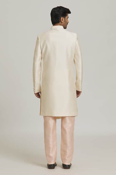 Arihant Rai Sinha Placed Sequin Embroidered Sherwani With Pant 