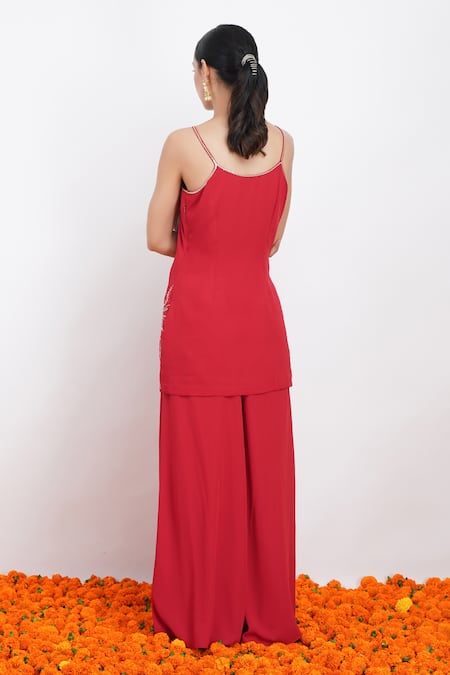 Rashi Jain Lali Embroidered Kurta Palazzo Set 