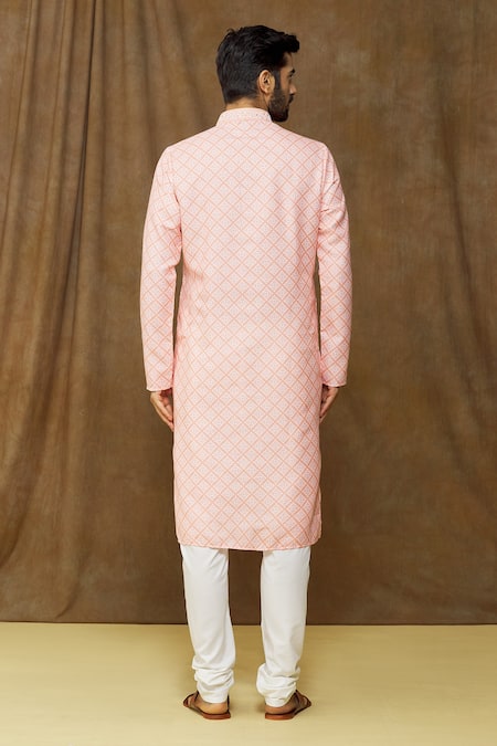 Arihant Rai Sinha Geometric Pattern Kurta 