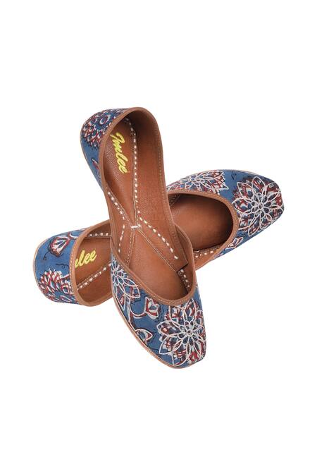 Imlee Jaipur Flower Print Juttis 