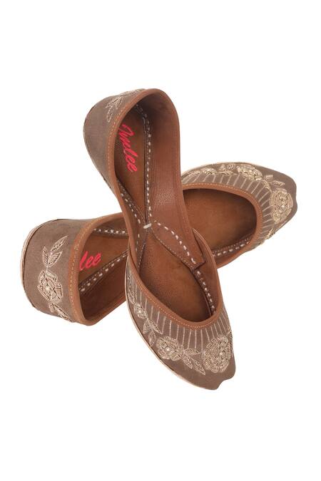 Imlee Jaipur Zardozi Embroidered Juttis 