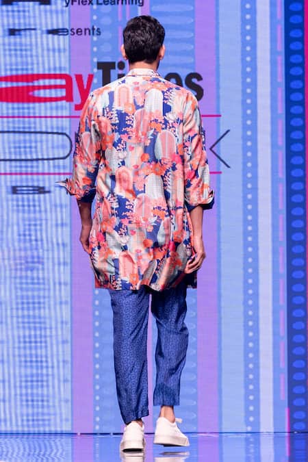 Krisha Sunny Ramani Floral Print Kurta & Pant Set 