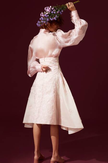 Archana Rao Embroidered Skirt 