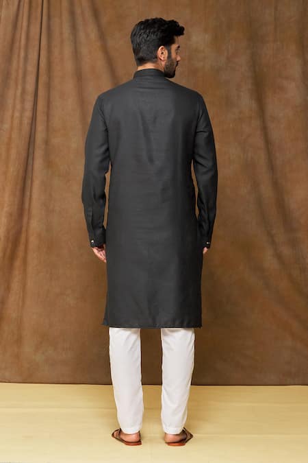 Arihant Rai Sinha Linen Cotton Kurta 