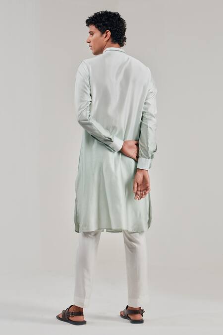 Shreyansh Designs Ombre Metallic Stripe Kurta 