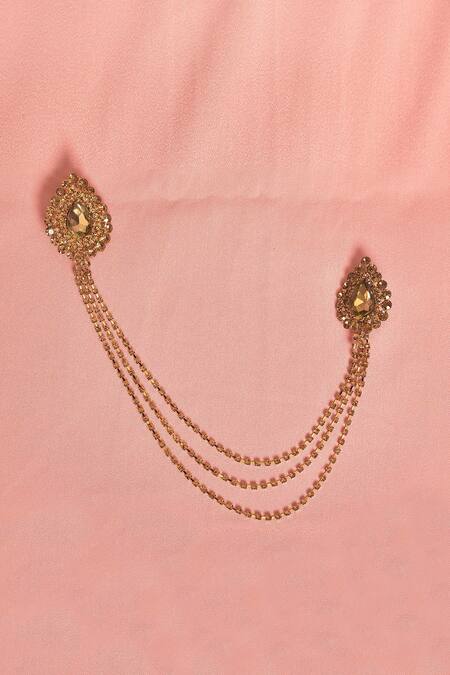 Traditional Saree Pin In Pearls Online – Hayagi