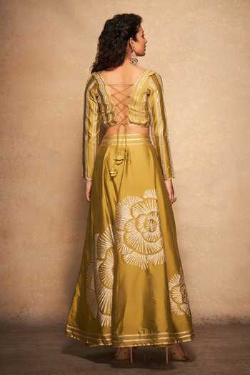 Gulabo By Abu Sandeep Pure Chanderi Silk Blouse 