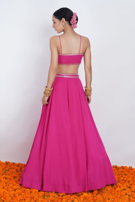 Rashi Jain Rani Embroidered Blouse Lehenga Set 