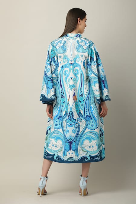 Limerick By Abirr N' Nanki Valentia Long Printed Jacket 