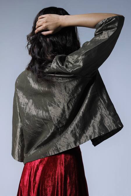 Shorshe Clothing Handloom Tissue Blazer 