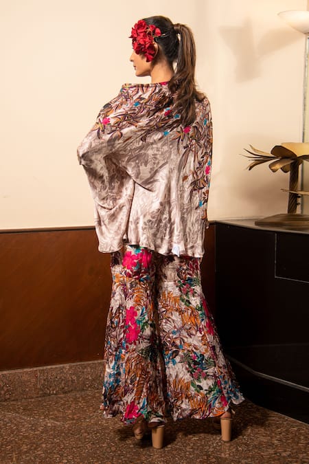 Soniya G Floral Print Top & Pant Set
