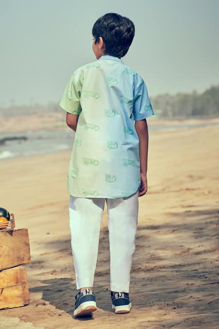 Little Luxury Animal print Kurta 