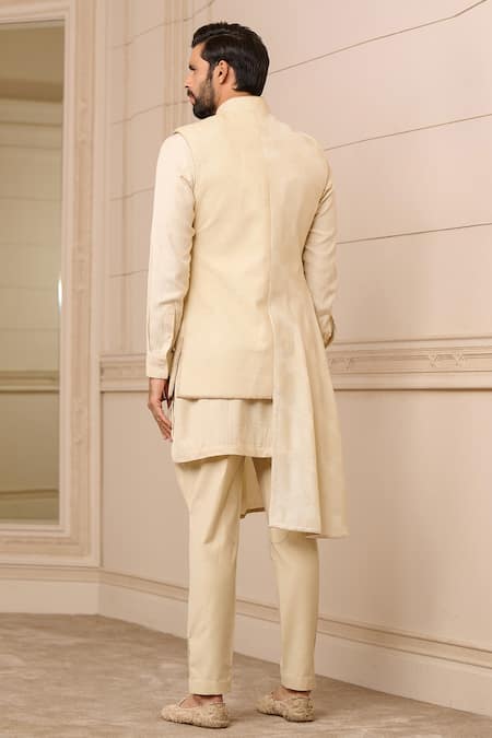 Tarun Tahiliani Asymmetric Hem Waistcoat 