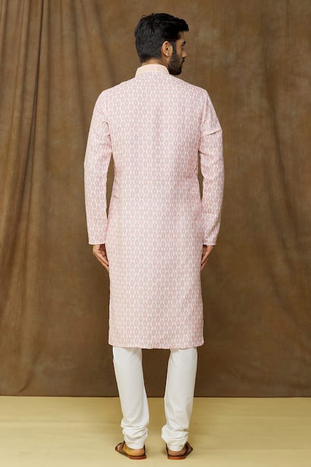 Arihant Rai Sinha Cotton Floral Print Kurta Set 