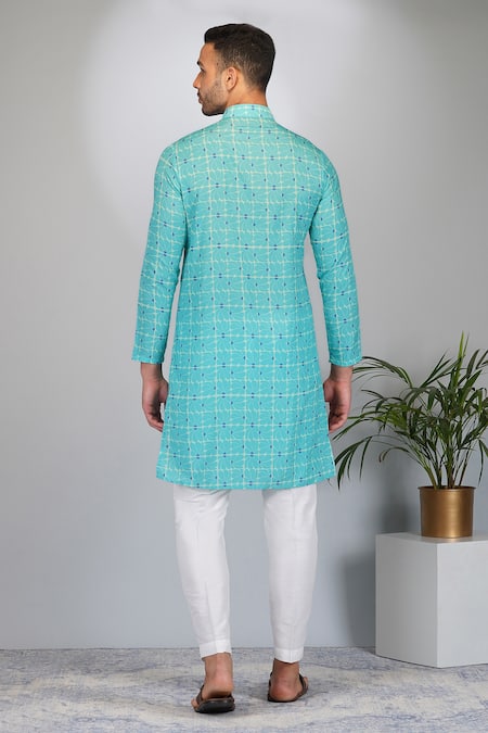 Eleven Brothers Florets Print Kurta & Pant Set 