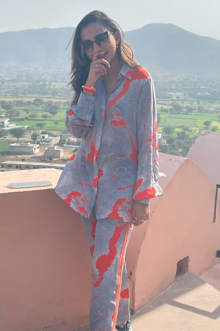 Garima Bindal Printed Shirt & Pant Set 