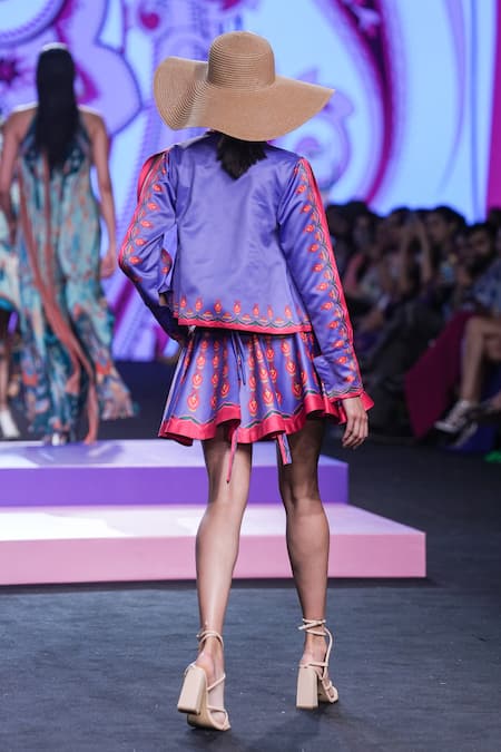 Limerick By Abirr N' Nanki Jace Printed Jacket 