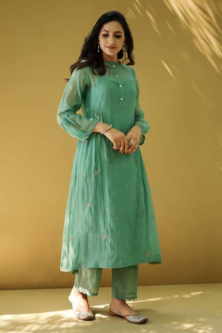 Naaz By Noor Heart Patchwork Kurta & Pant Set 