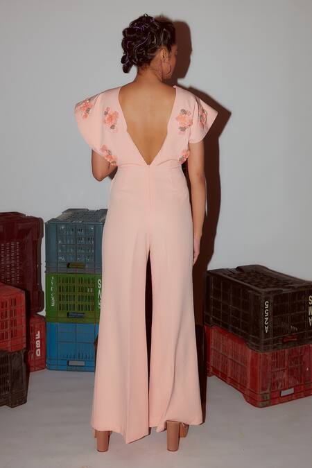 Nirmooha Embroidered Yoke Jumpsuit 