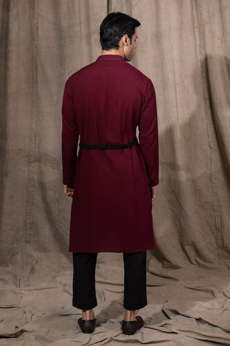 Shreyansh Designs Solid Asymmetric Kurta 