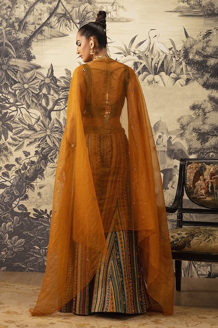 Kalista Noor Floral Hand Work Blouse 