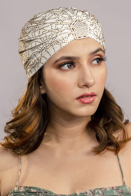 Hair Drama Co Rhinestone Embellished Turban 