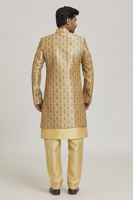 Samyukta Singhania Mughal Floral Print Jacket Kurta Set 