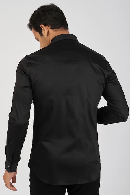 Sanjana Reddy Designs Teddy Embroidered Shirt 