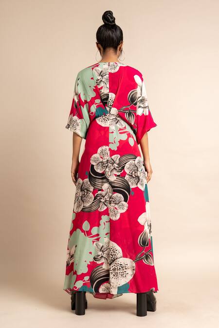 Nupur Kanoi Hanki Flower Print Dress 