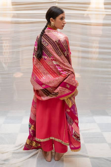 Priyanka Raajiv Parvati Gotapatti Patchwork Dupatta 
