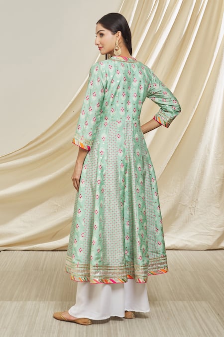 Gopi Vaid Floral Pattern Tunic 