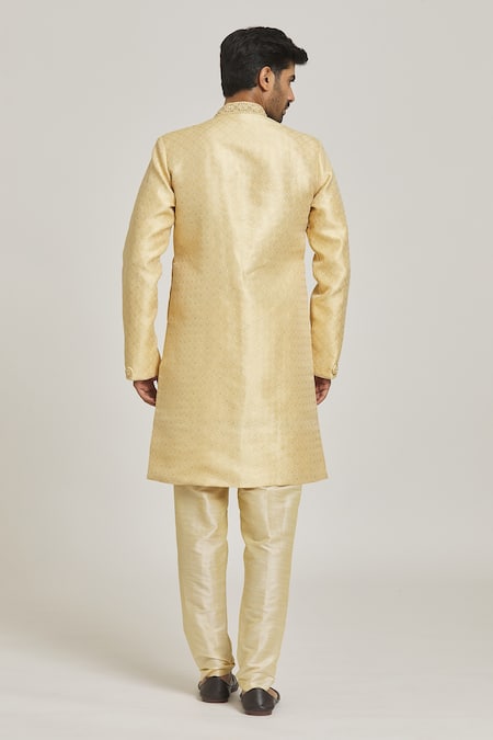 Arihant Rai Sinha Floral Pattern Sherwani Set 