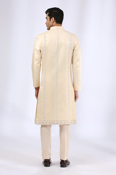 Neha Gursahani Thread Embroidered Sherwani Set 