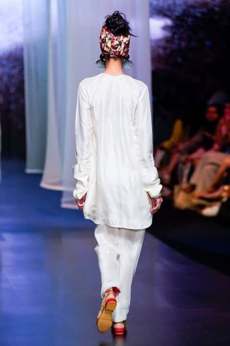 Anand Kabra Button Front Kurta & Pant Set 