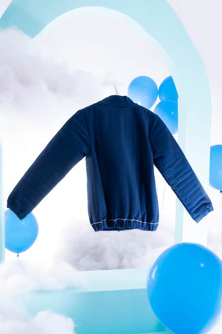 Little Luxury Quilted Varsity Jacket 