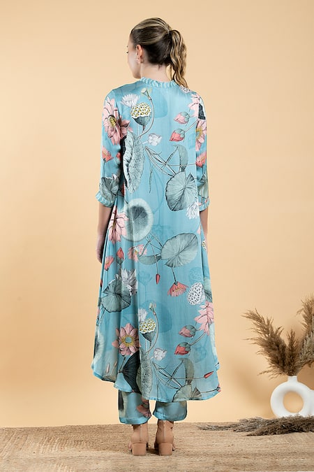 Divi By Sonal Khandelwal Nelumbo Printed Tunic & Pant Set 