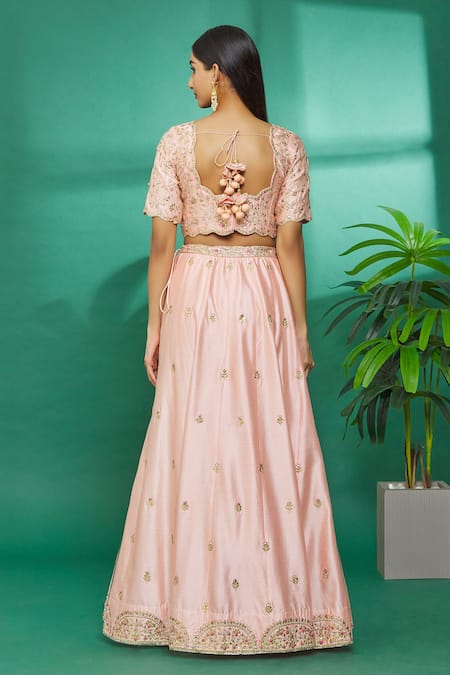 Surbhi Shah Hand Embroidered Lehenga Set 